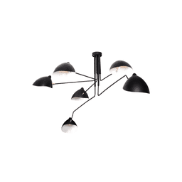 6ramenná stropní lampa Spider - miniatura 3