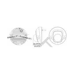 IP Mini Dome CCTV kamera HIKVISION DS-2CD2563G0-IS-2.8 mm - 6 MP s vestavěným mikrofonem - miniatura 1