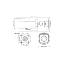 Hikvision Darkfighter AcuSense BULLET kamera DS-2CD2T46G2-4I 2,8 mm 4MP - IR vidění do 60 m - miniatura 4