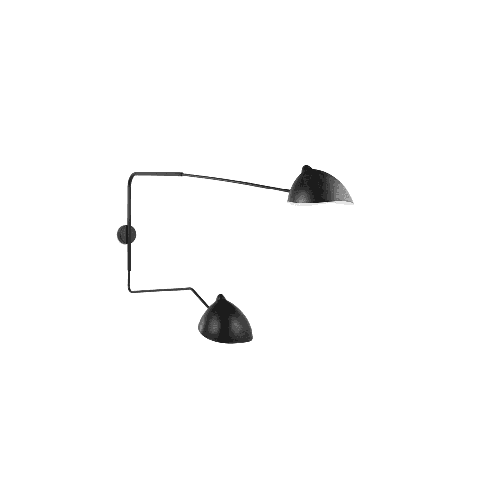 Nástěnná lampa Spider se 2 rameny