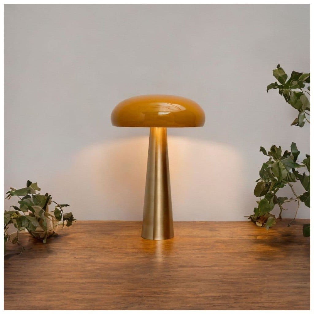 Retro kovová noční lampa Naranja