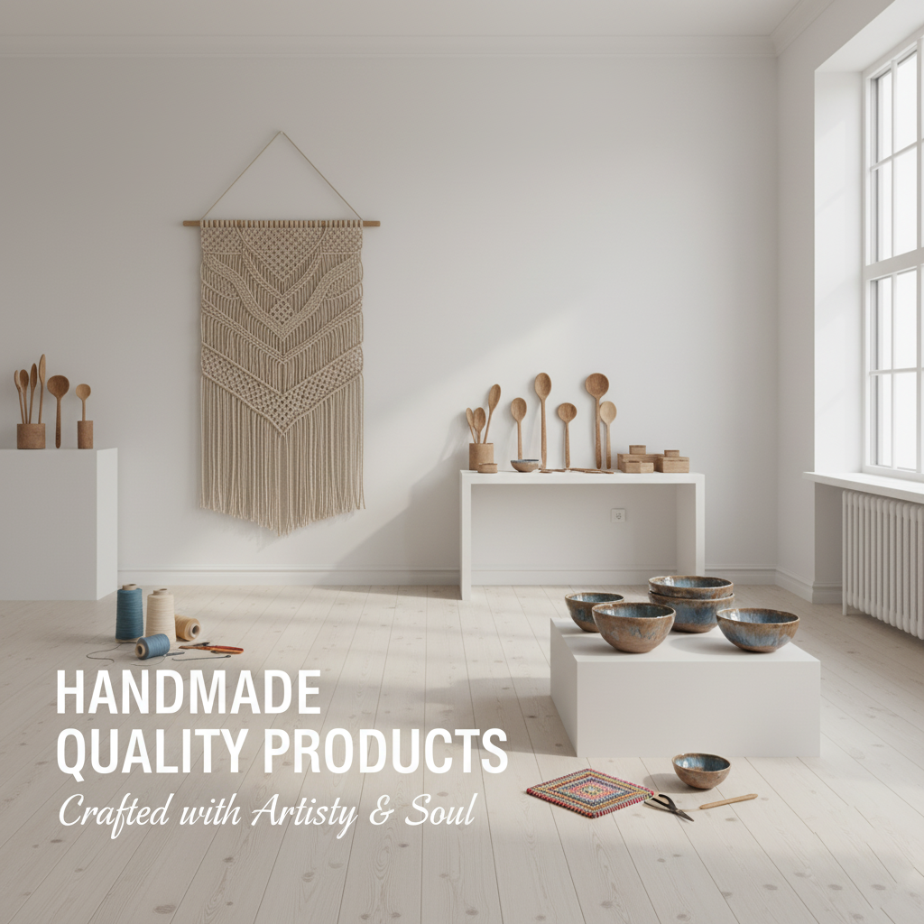 Handmade Quality Products - Crafted with Artistry & Soul